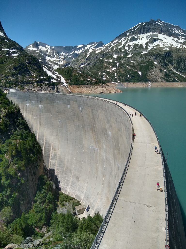 Visite du barrage d'Emosson, Chamonix