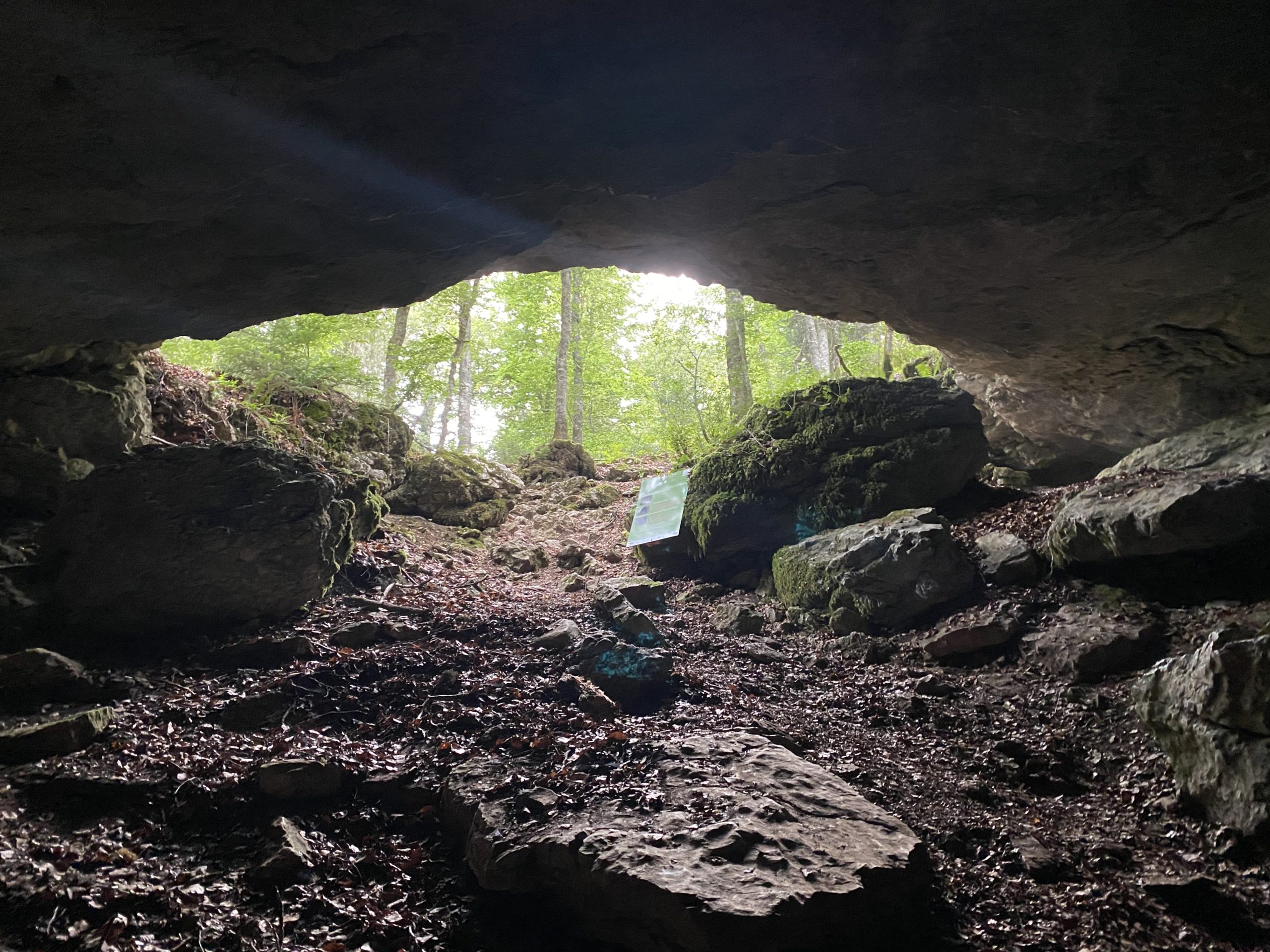 Grotte de la Ture découverte initiation spéléologie