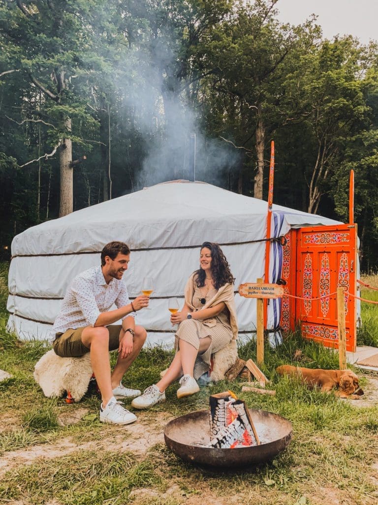 séjour insolite Belgique dormir en yourte