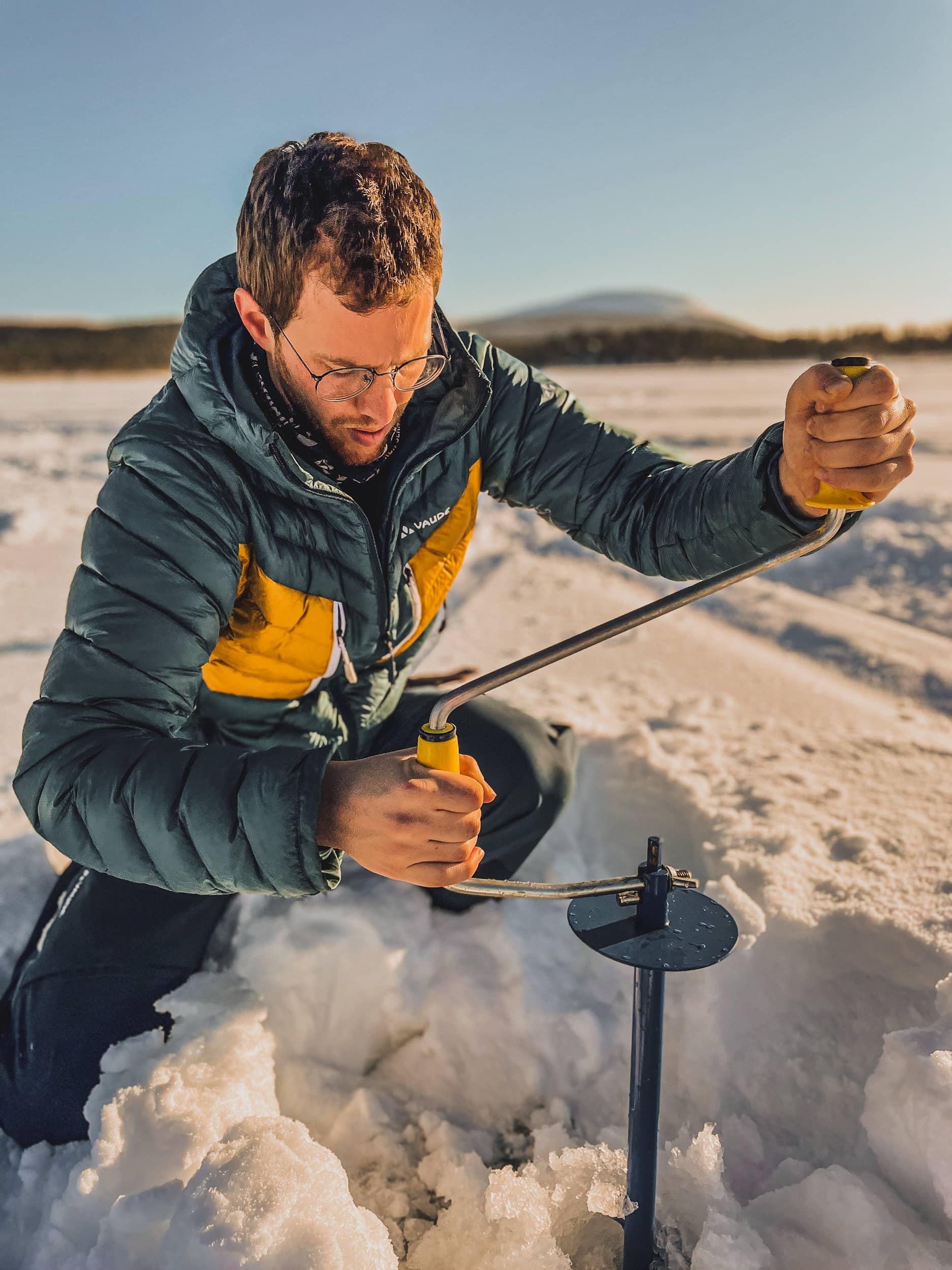 voyage en Laponie finlandaise pêche sous glace 
