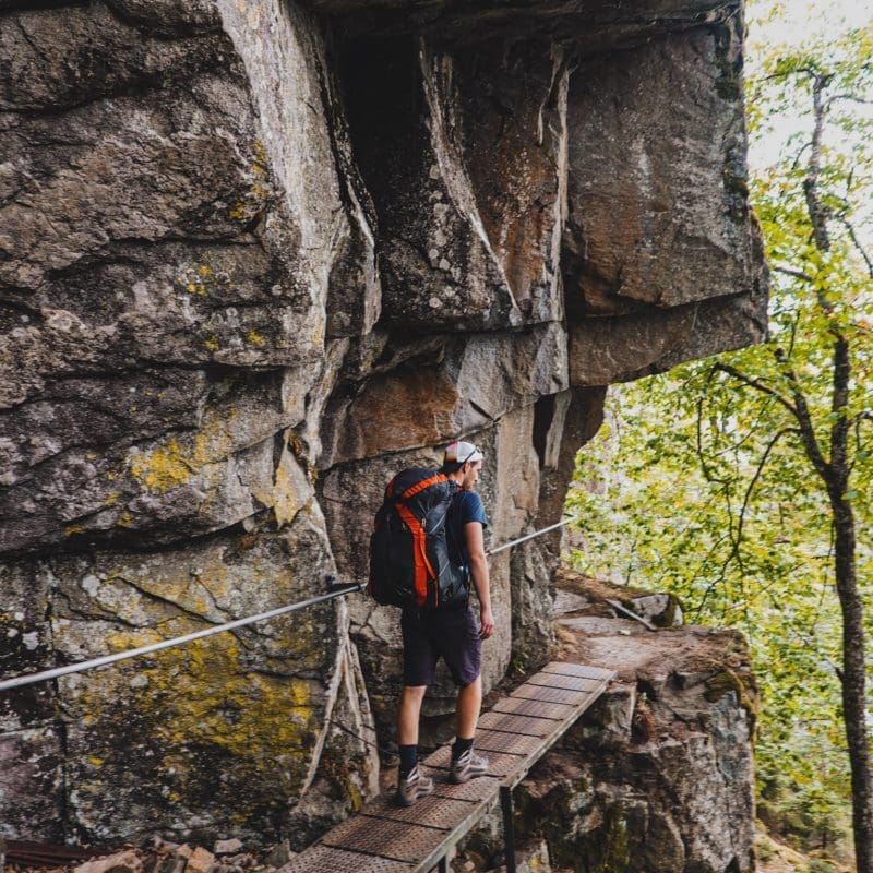 rando bivouac vosges sentier des roches