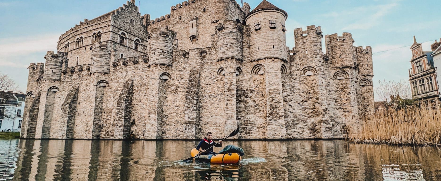 visiter les canaux de Gand en packraft