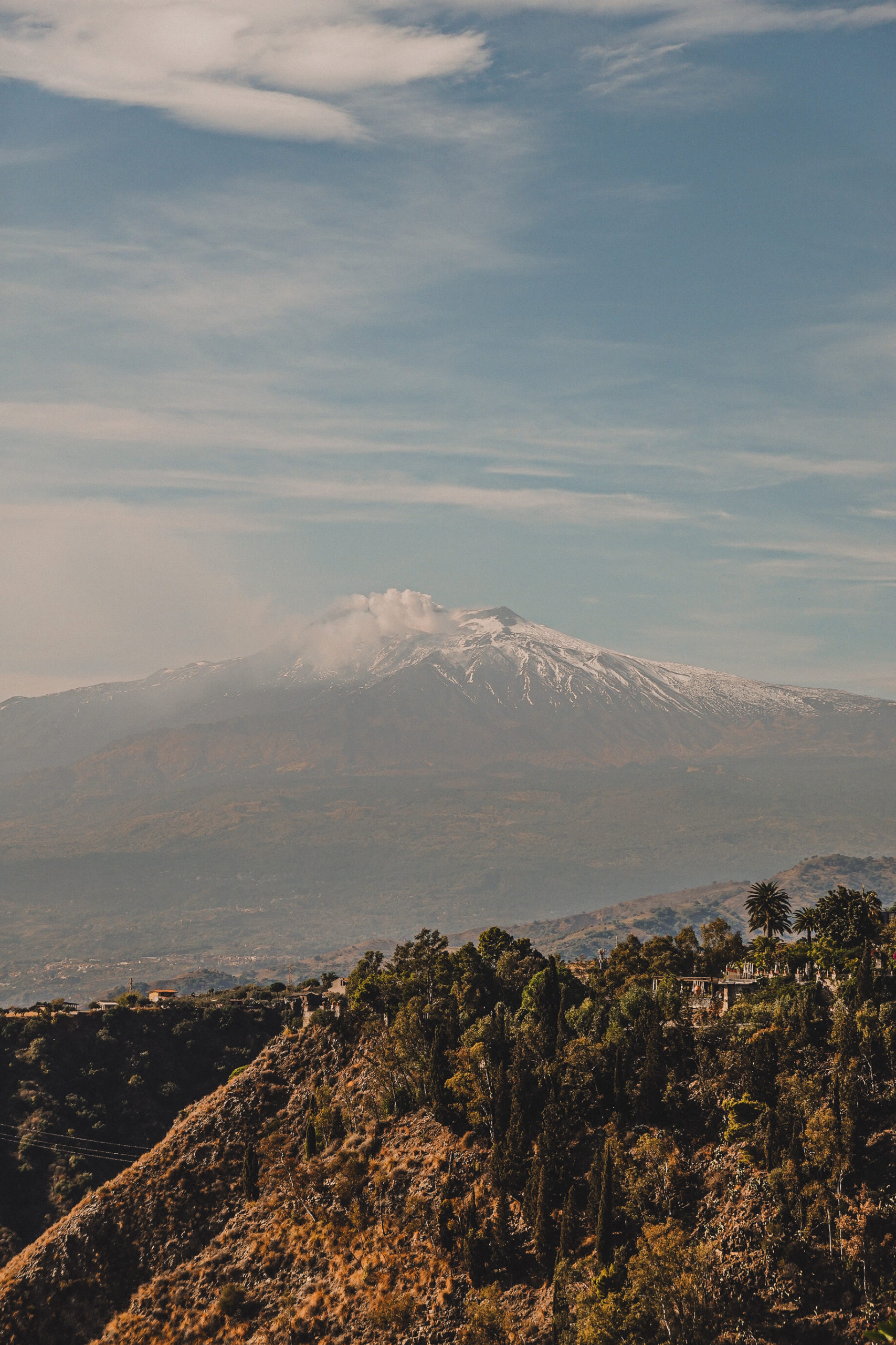 d'où voir l'Etna depuis taormine