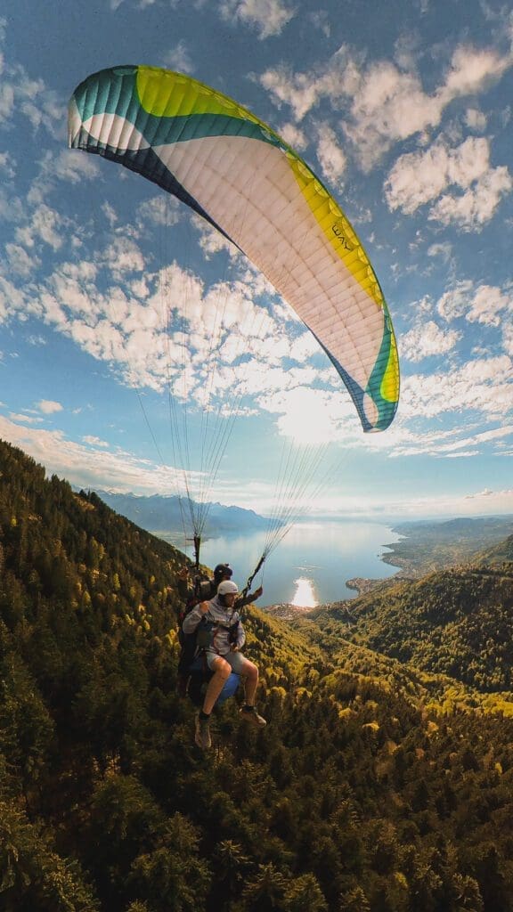 faire du parapente suisse 