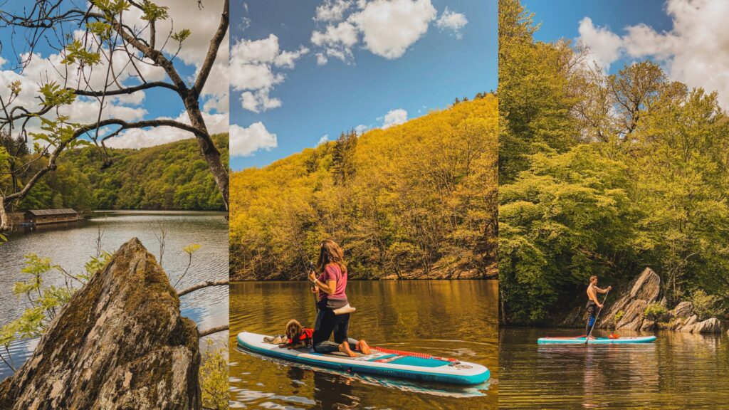Randonnée insolite & (dog)paddle sur le Lac de Nisramont avec lunch : une journée sportive le 15 août