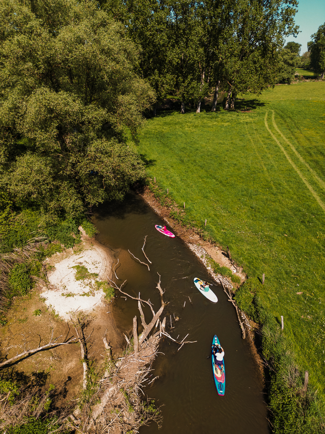faire du paddle en Belgique 