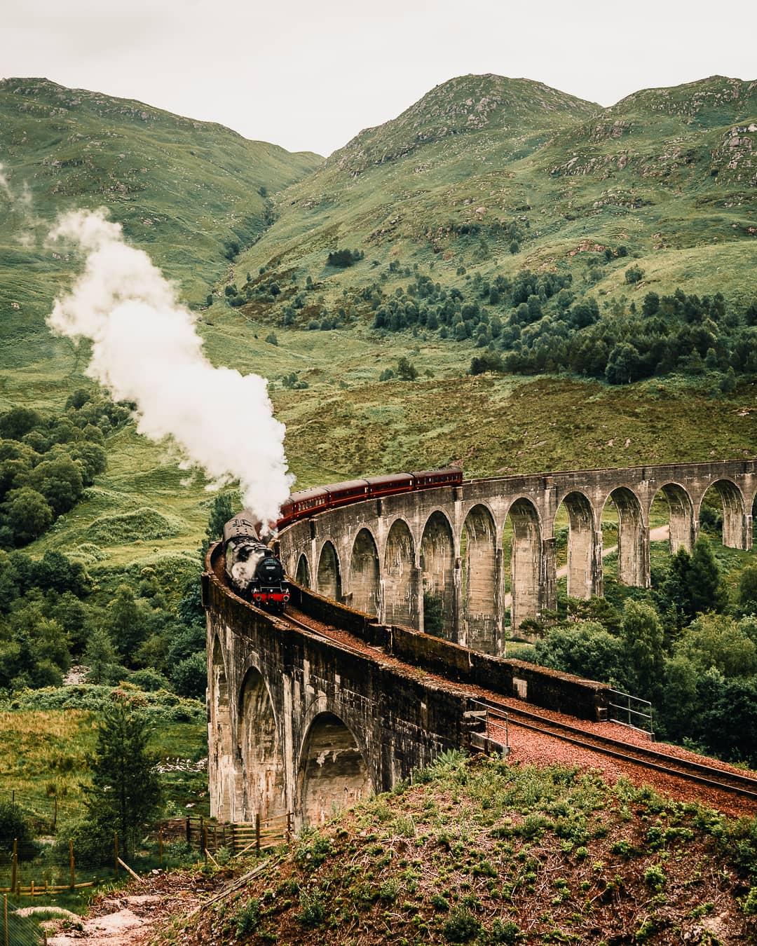 glenfinnan bridge pont harry potter éosse