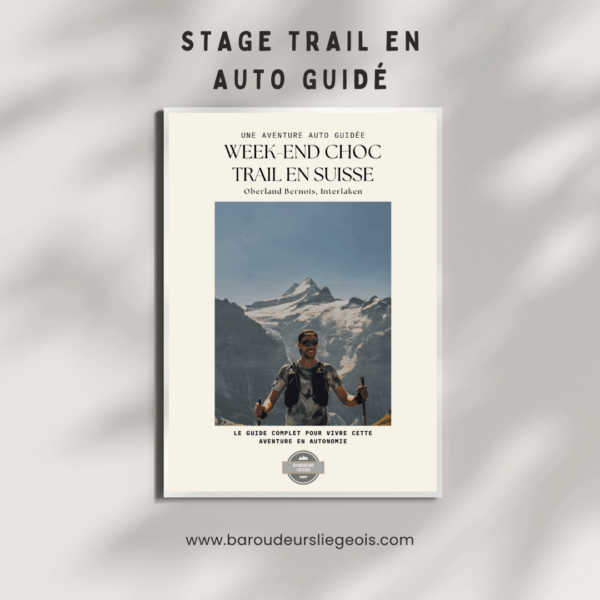 Stage Trail en Suisse en Auto-Guidé dans l'Oberland Bernois Depuis Interlaken - 3 Jours Intenses