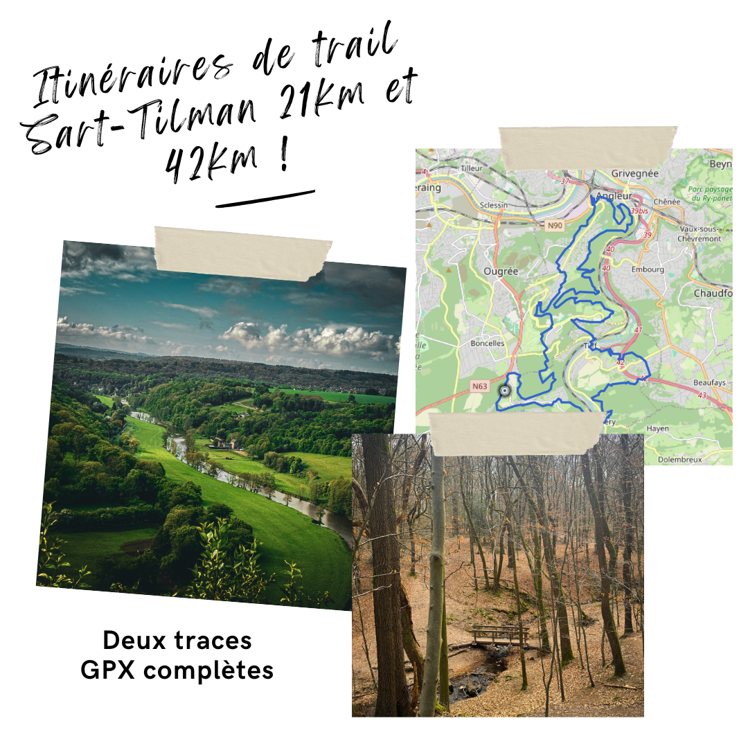 itinéraires trail sart tilman trace gpx itinéraire trail Sart Tilman