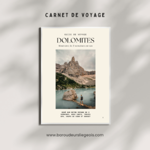 guide de voyage dolomites van trip