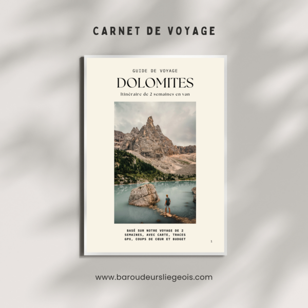 guide de voyage dolomites van trip