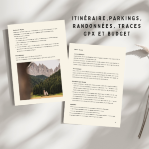 dolomites itinéraire tout fait