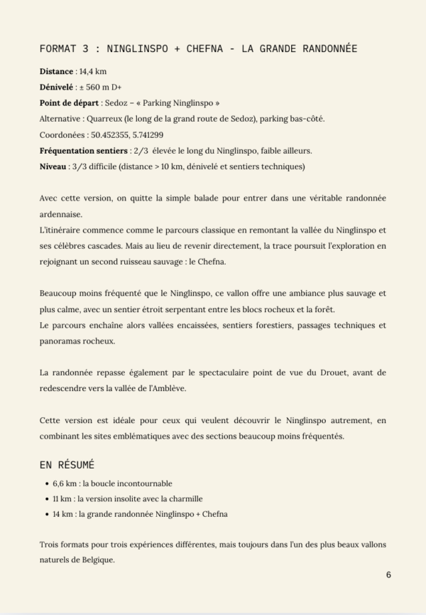 10 balades incontournable en Belgique - version clé en main