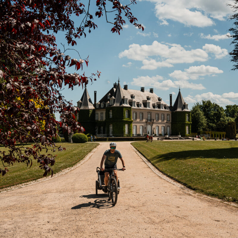 balade vélo belgique chateau de la Hulpe