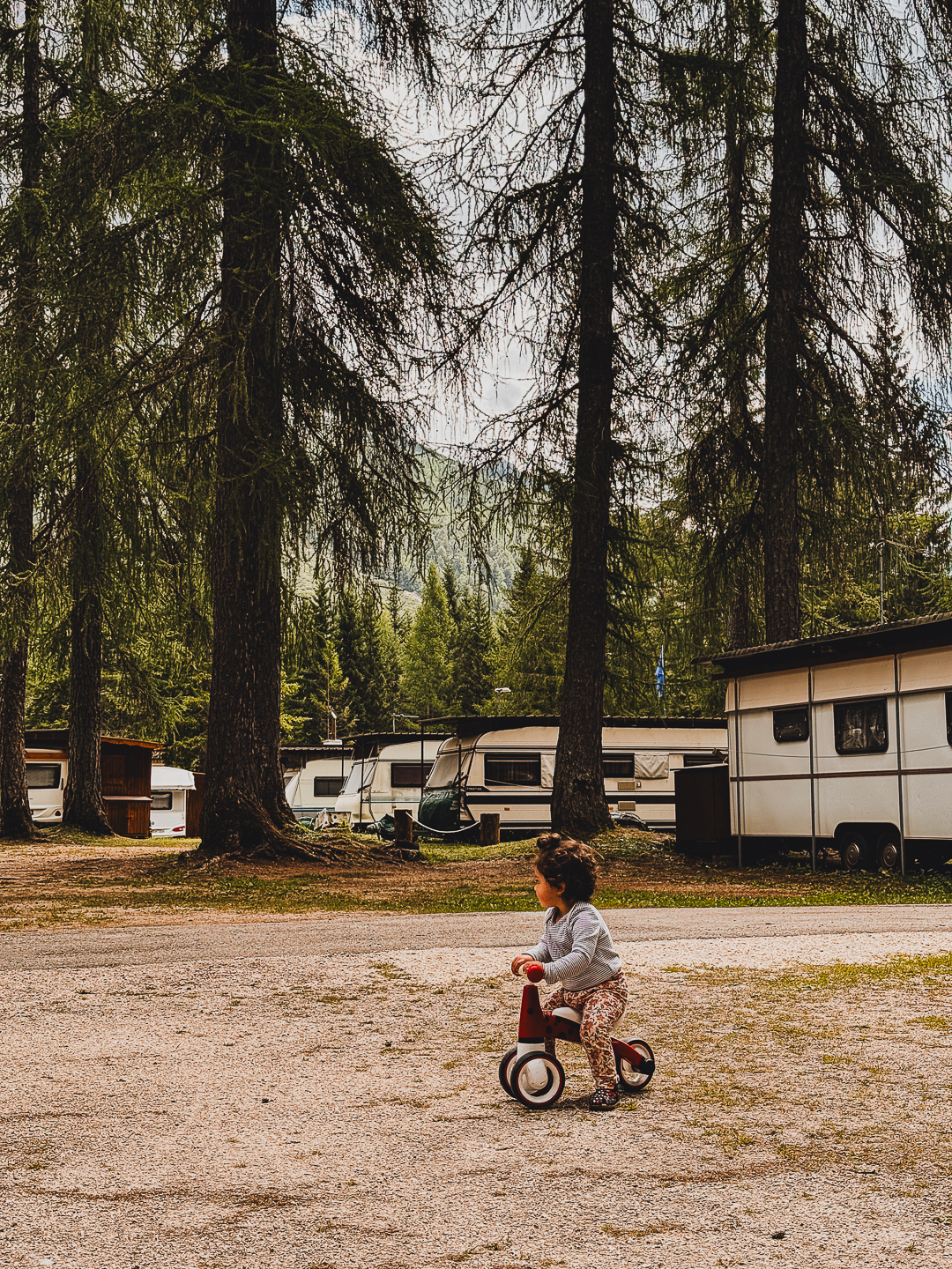 dolomites avec bébé