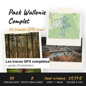 Pack Wallonie Complet — Les 30 traces trail des Baroudeurs Liégeois