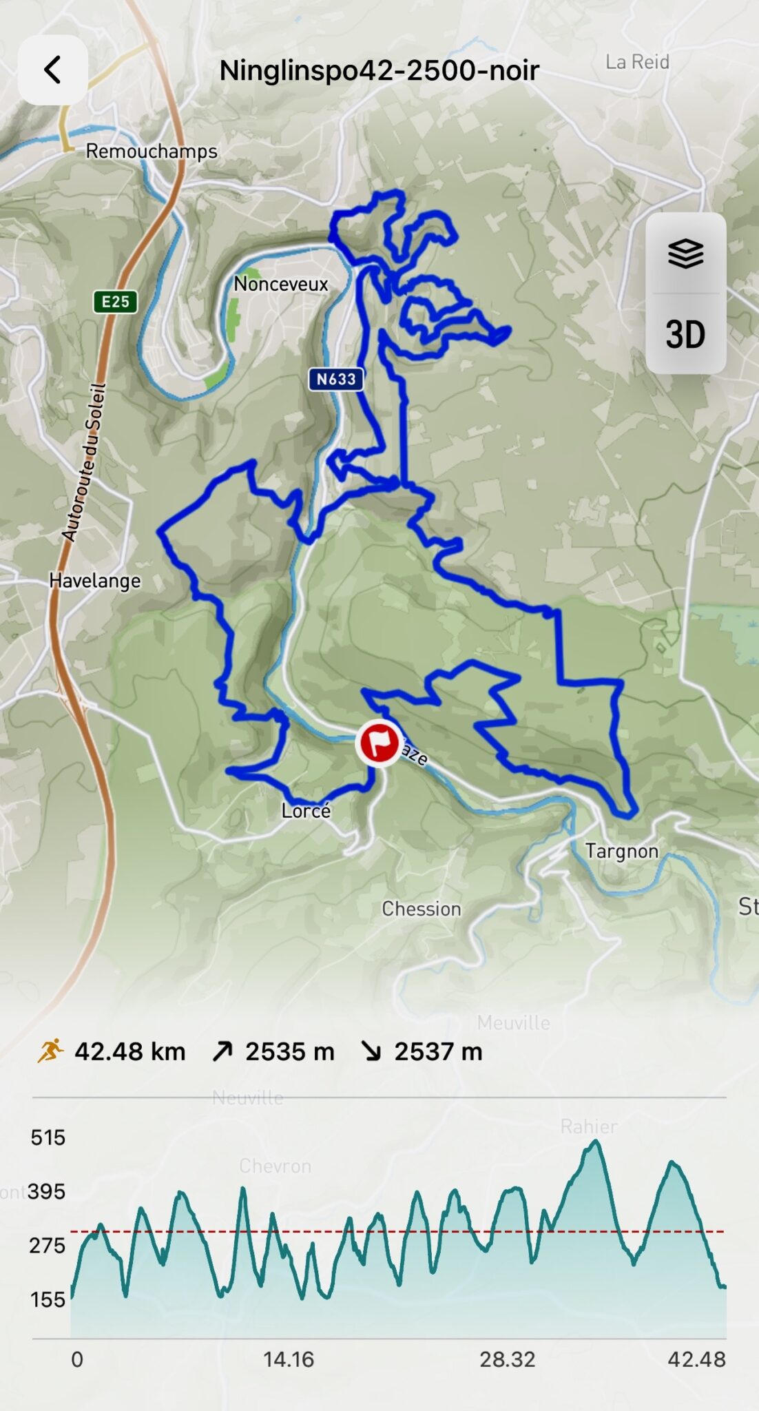 Trail noir du Ninglinspo 42km par Baroudeurs Liégeois