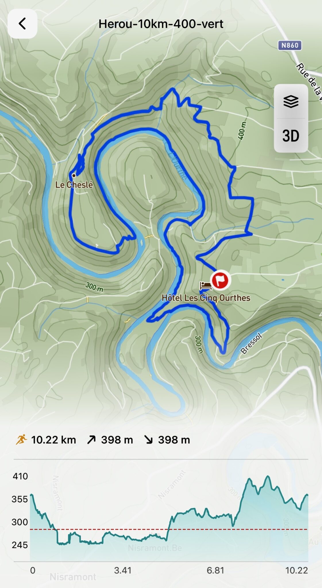 Trail vert du rocher du Hérou 10km par Baroudeurs Liégeois