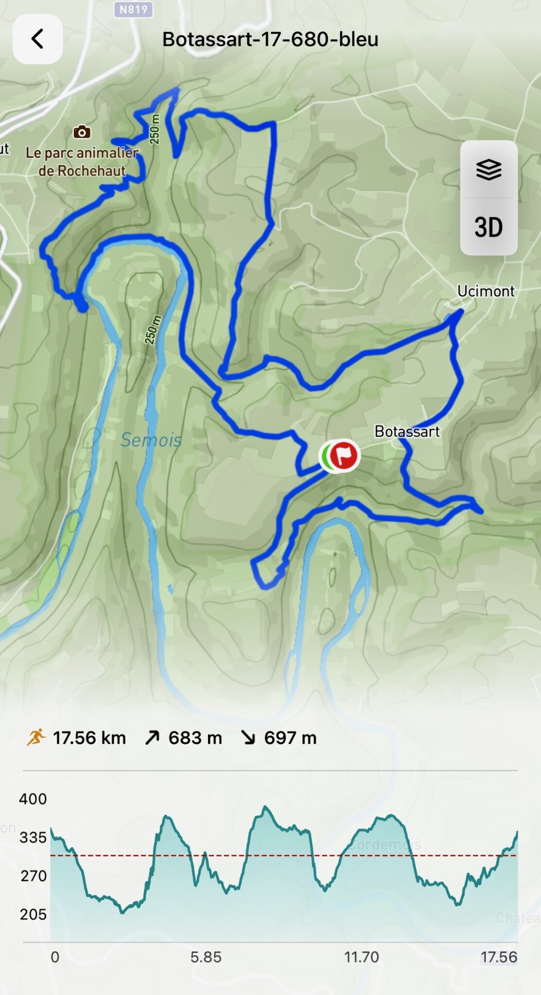 Trail bleu de Bouillon au tombeau du Géant 17km par Baroudeurs Liégeois