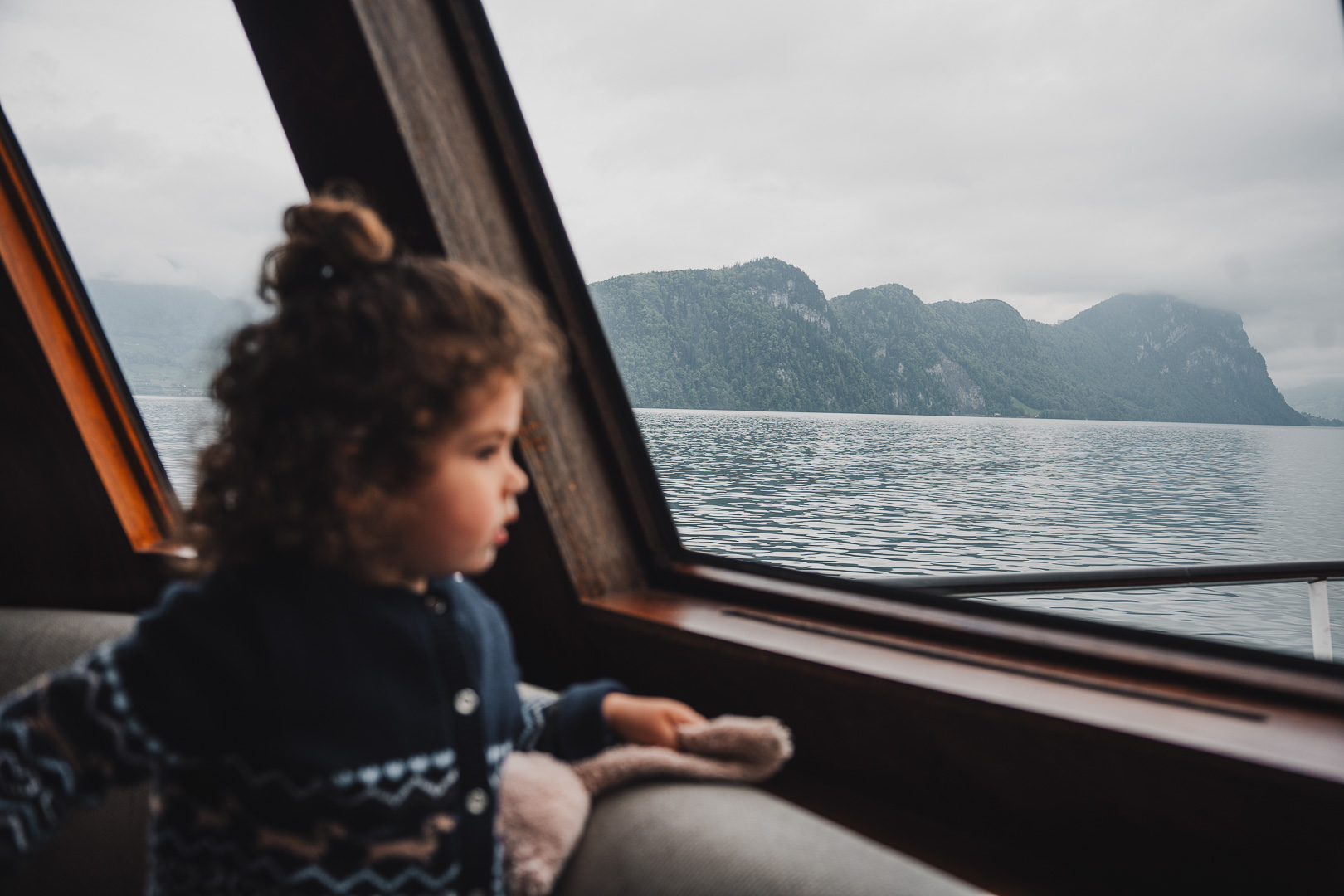 lucerne en bateau en famille