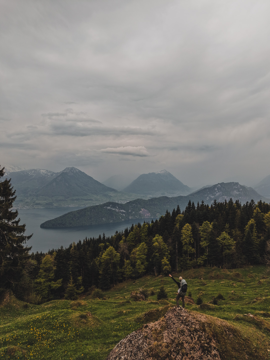 itinéraire lac Lucerne famille mont Rigi